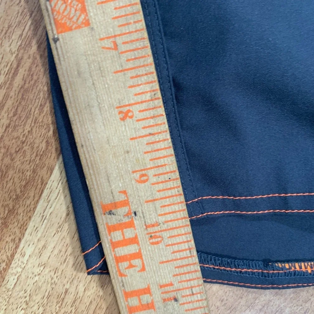 Nike Swim‎ Trunks Mens Size 30 Gray Orange Board Shorts